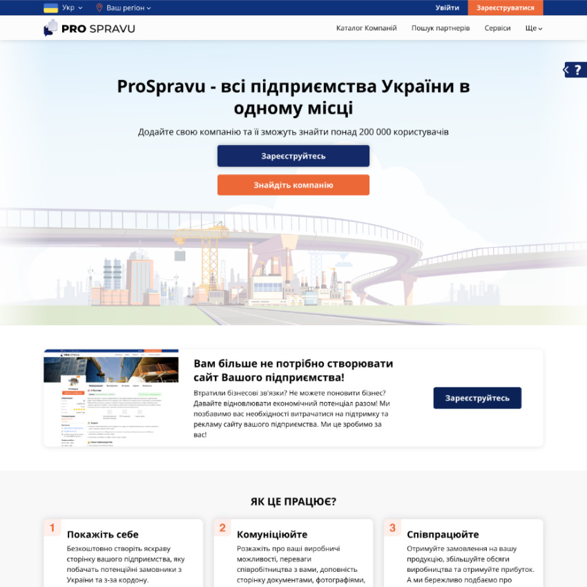 Биржа услуг для компаний — каталог предприятий